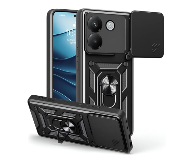 Tech-Protect CamShield Pro do Xiaomi POCO M7 Pro 5G czarny - 1340918 - zdjęcie